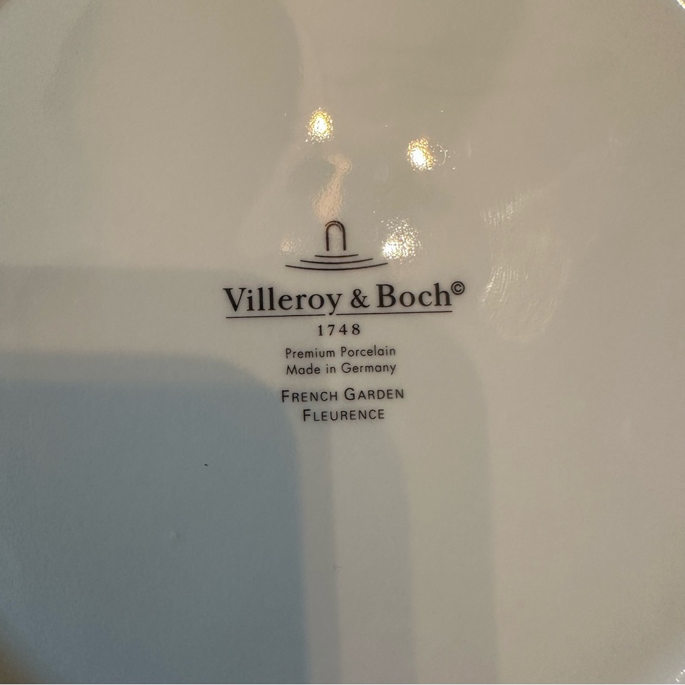 Villeroy & Boch French Garden Fleurence Salad Plate 8.25” Fruit Pattern Germany - Picture 5 of 5